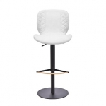 Sean Hydraulic Barstool in WHITE